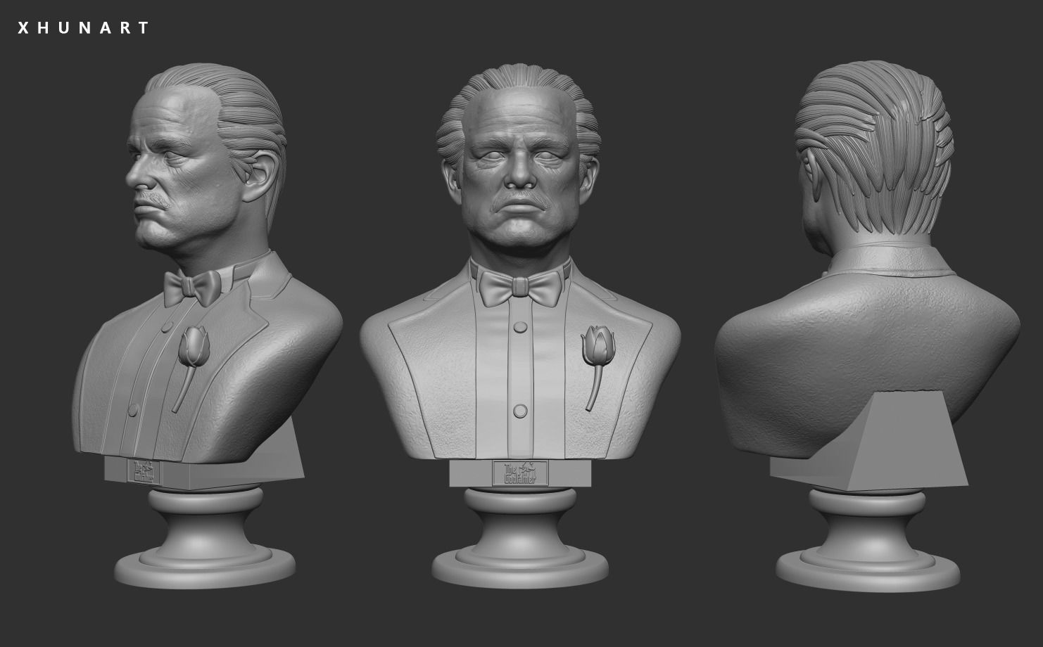Vito Corleone - The Godfather 3D print model_4