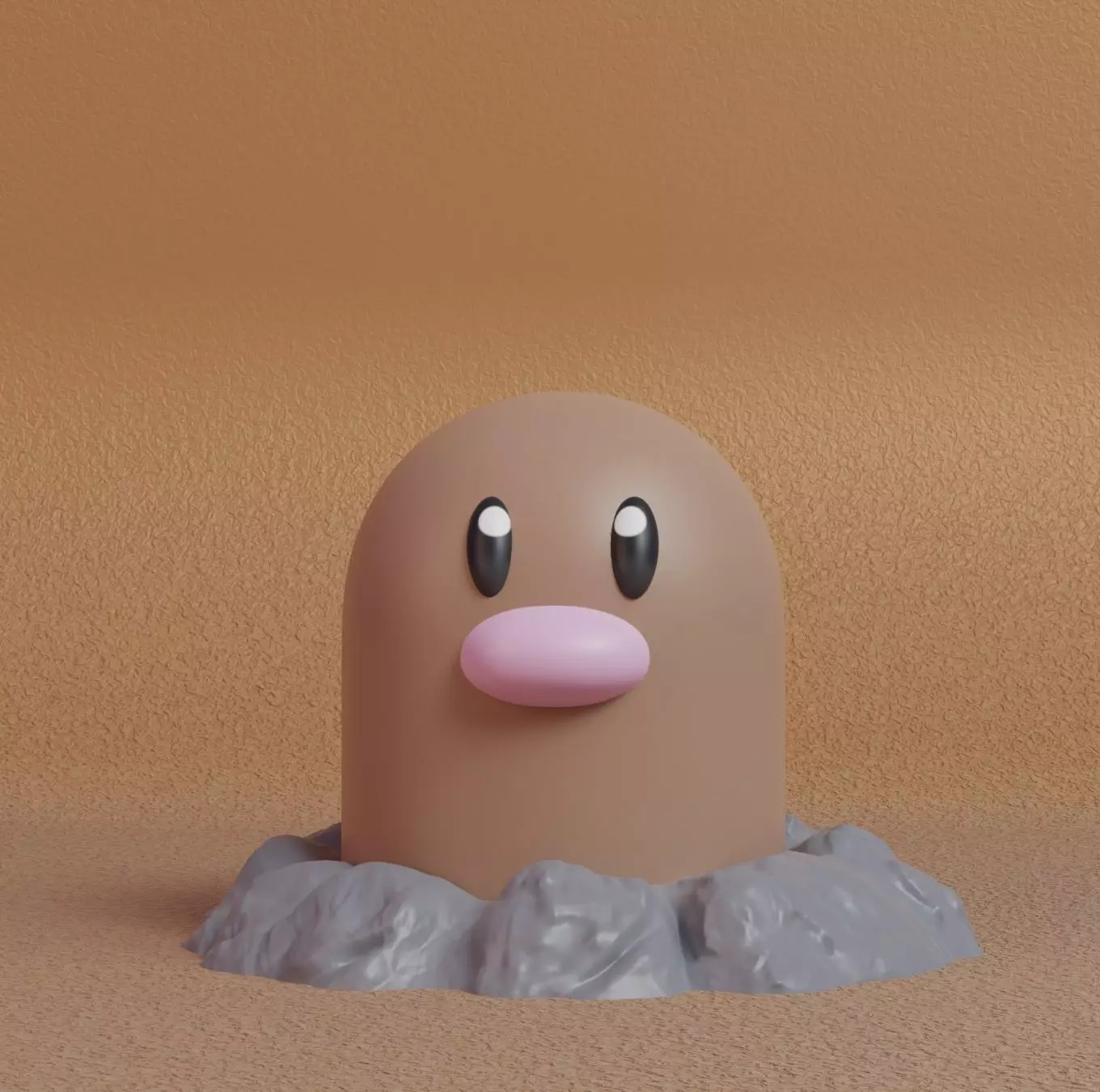 Pokemon - Diglett   3D print model_0