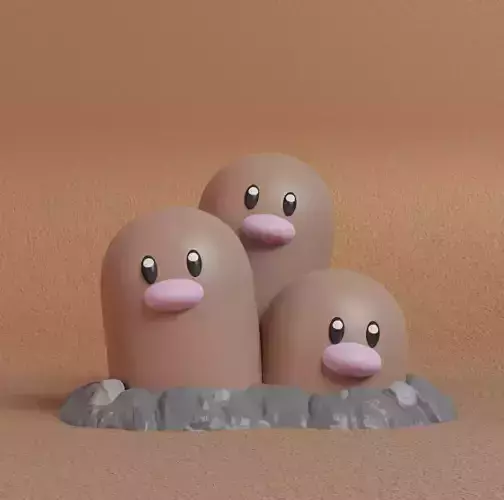 Pokemon - Dugtrio