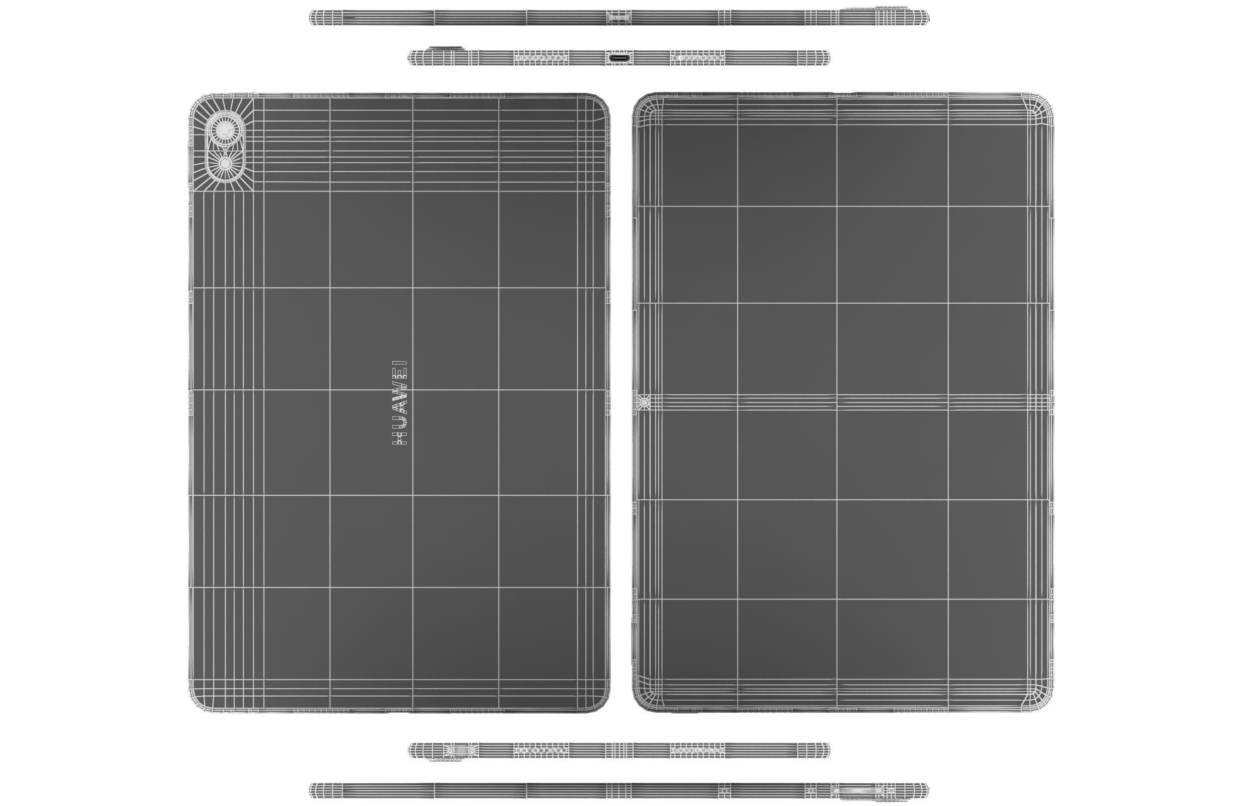 Huawei Matepad Air White 3D model_16