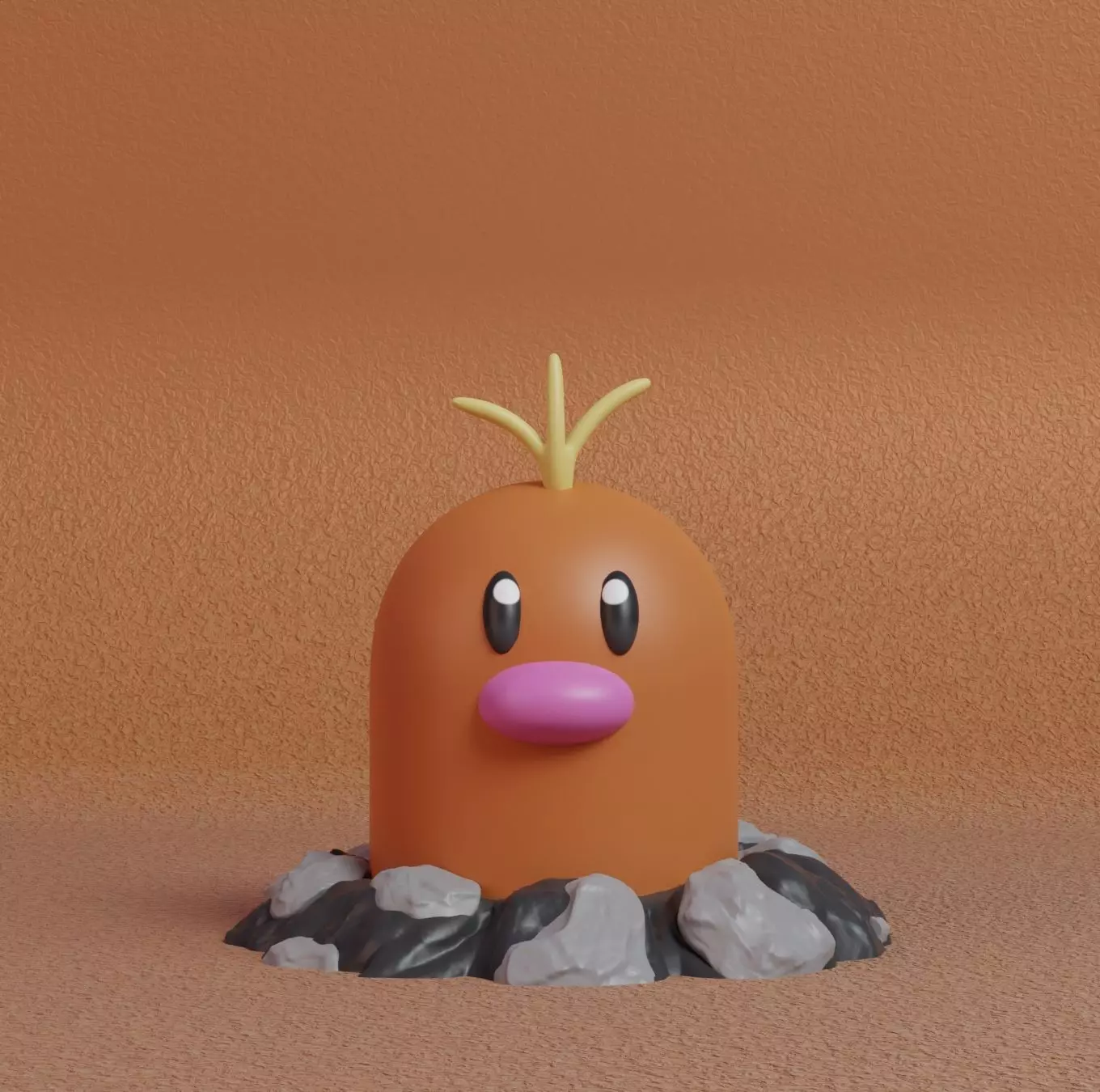 Pokemon - Alolan Diglett 3D print model_0