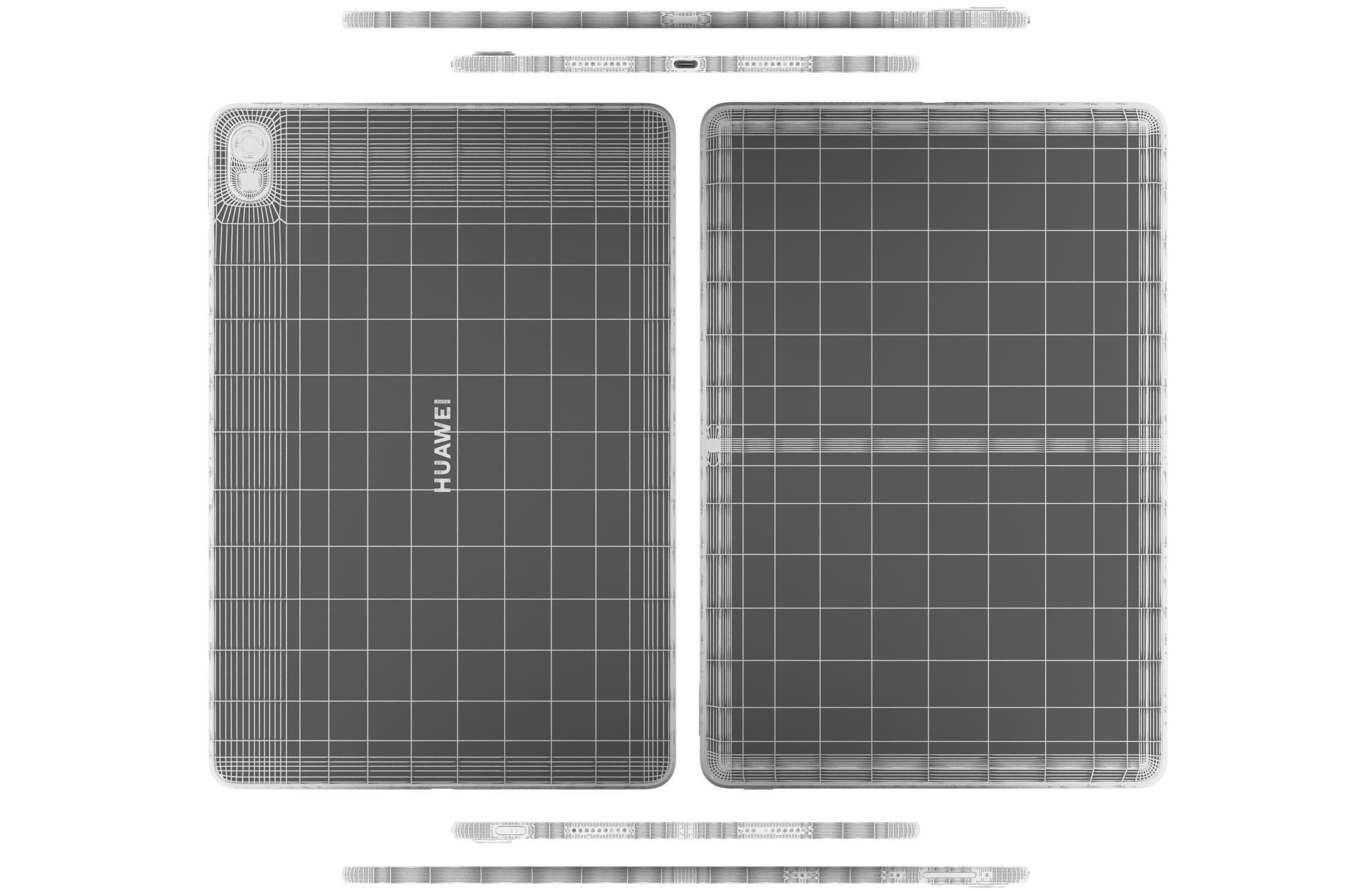 Huawei Matepad Air All Colors 3D model_42