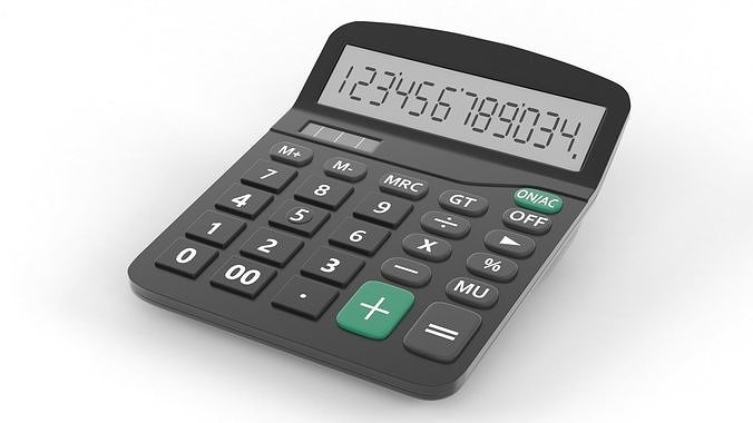 Calculator 3D model