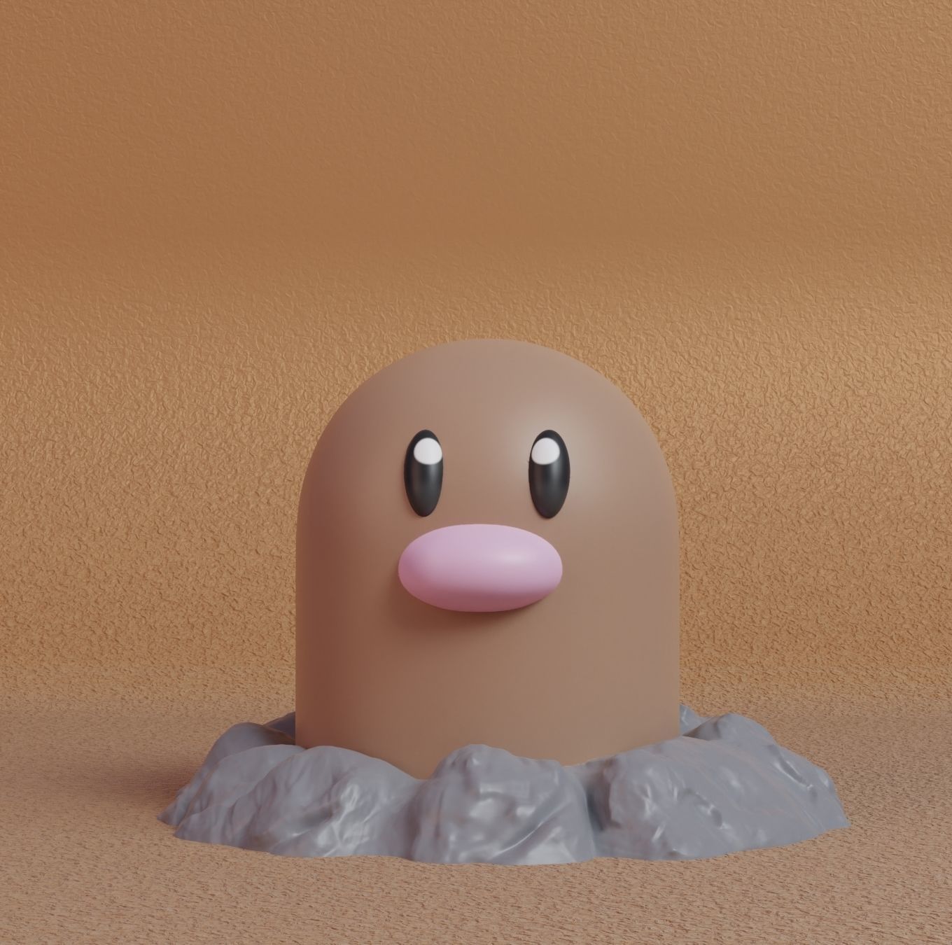 Pokemon - Diglett and Dugtrio All Forms  3D print model_11