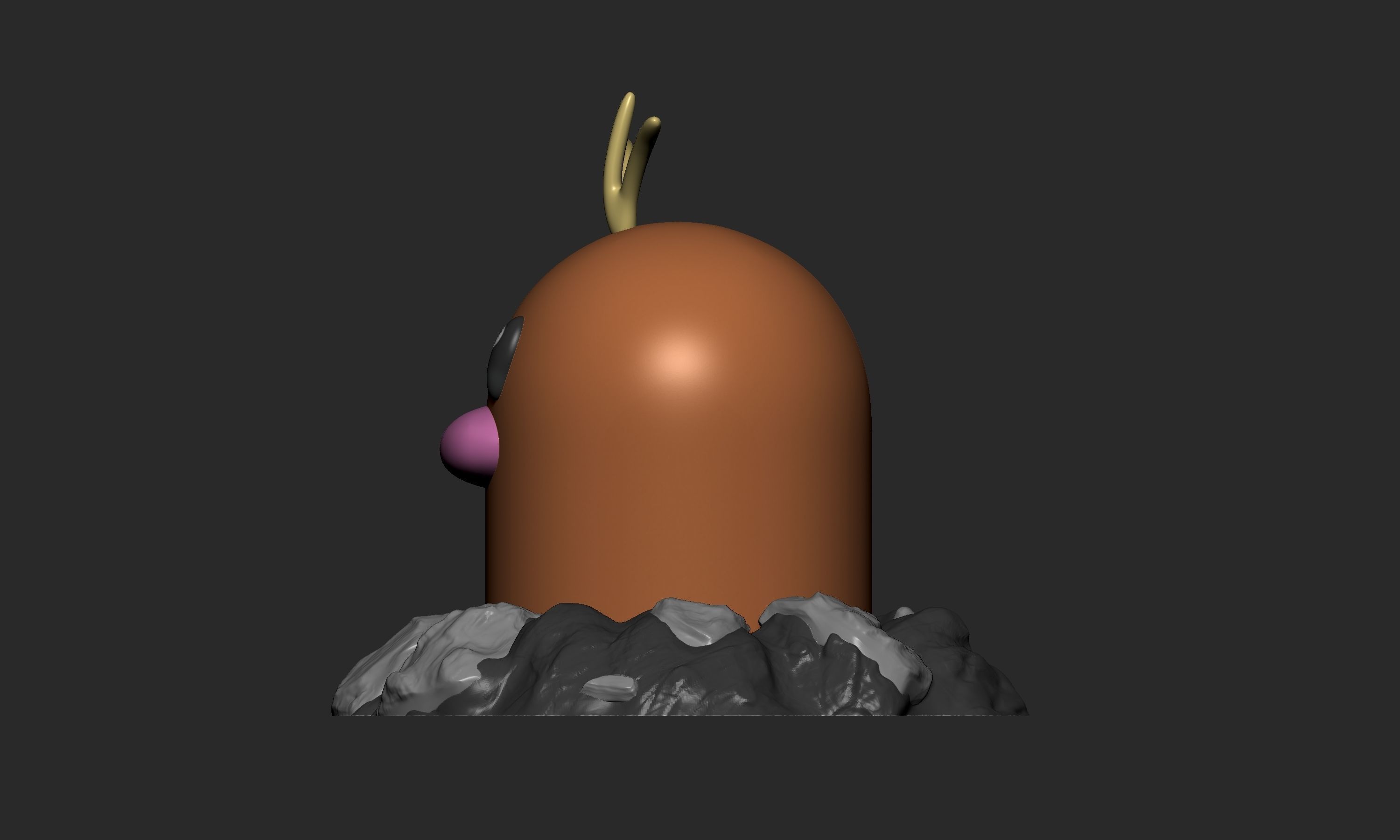 Pokemon - Diglett and Dugtrio All Forms  3D print model_3