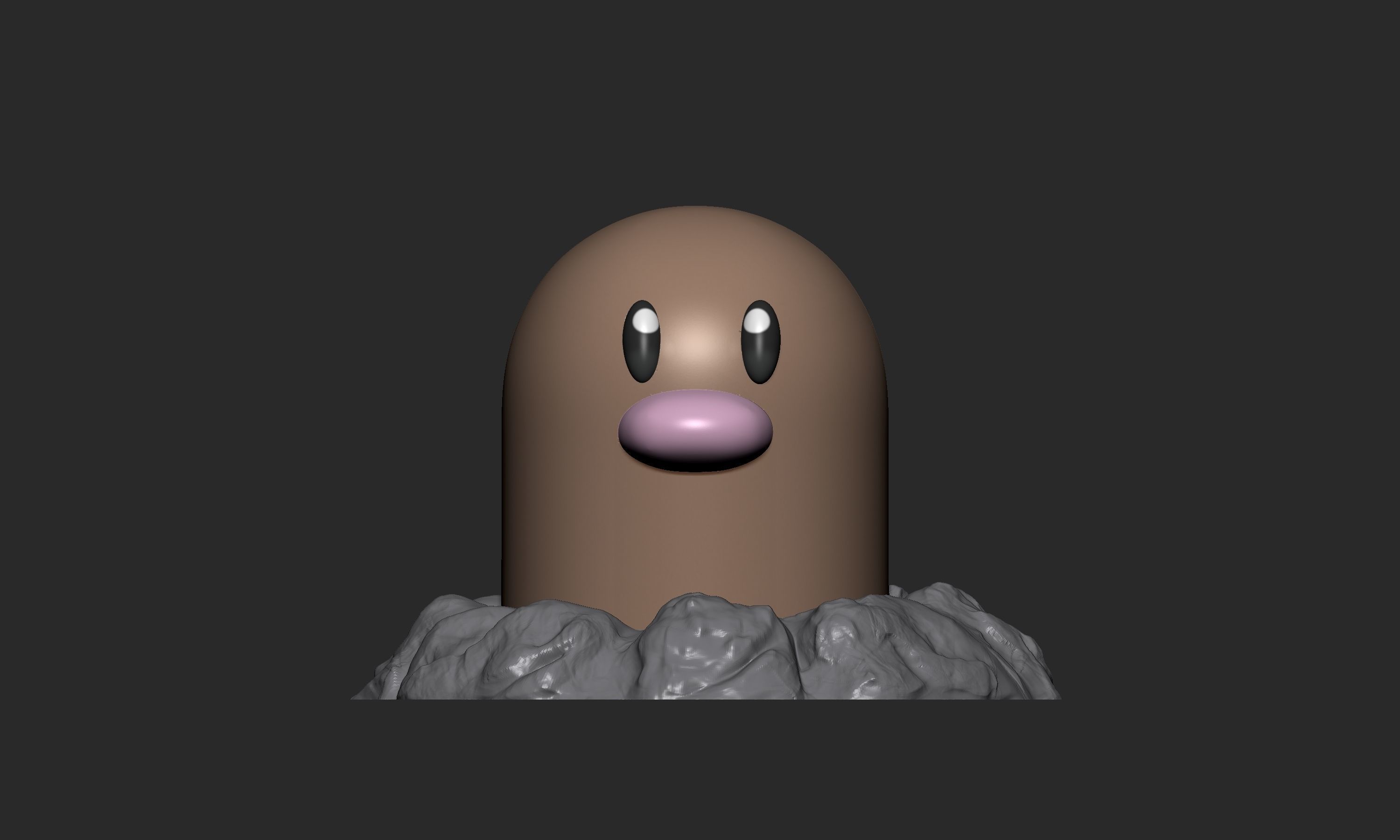 Pokemon - Diglett and Dugtrio All Forms  3D print model_12