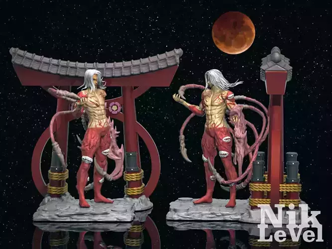 Muzan Kimetsu No Yaiba 3D Printable 