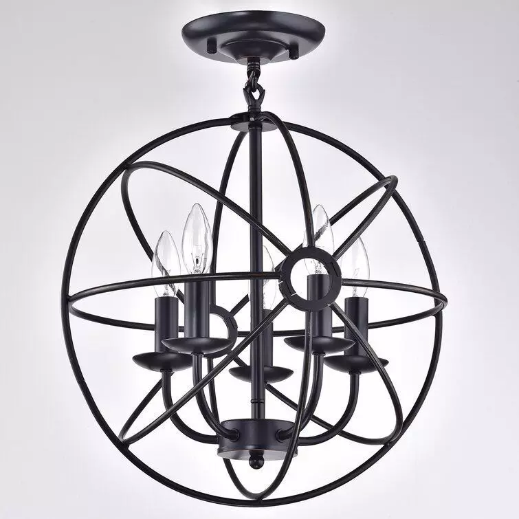 Binegar Semi Flush Mount 3D model_0