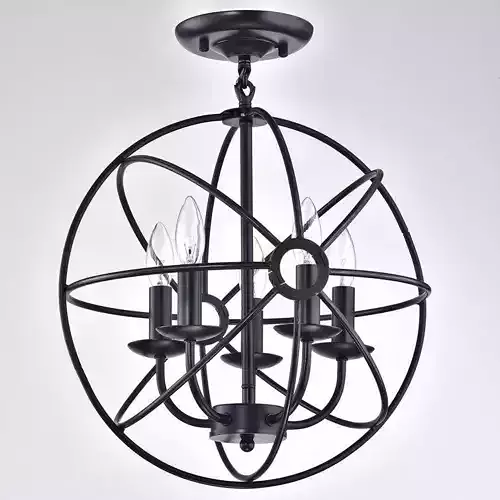 Binegar Semi Flush Mount 3D model