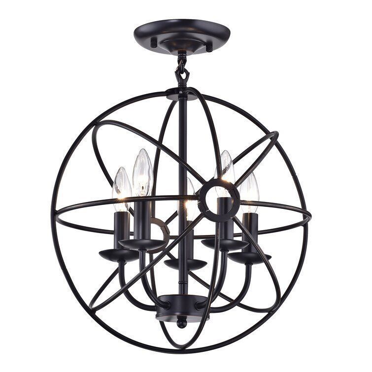 Binegar Semi Flush Mount 3D model_1