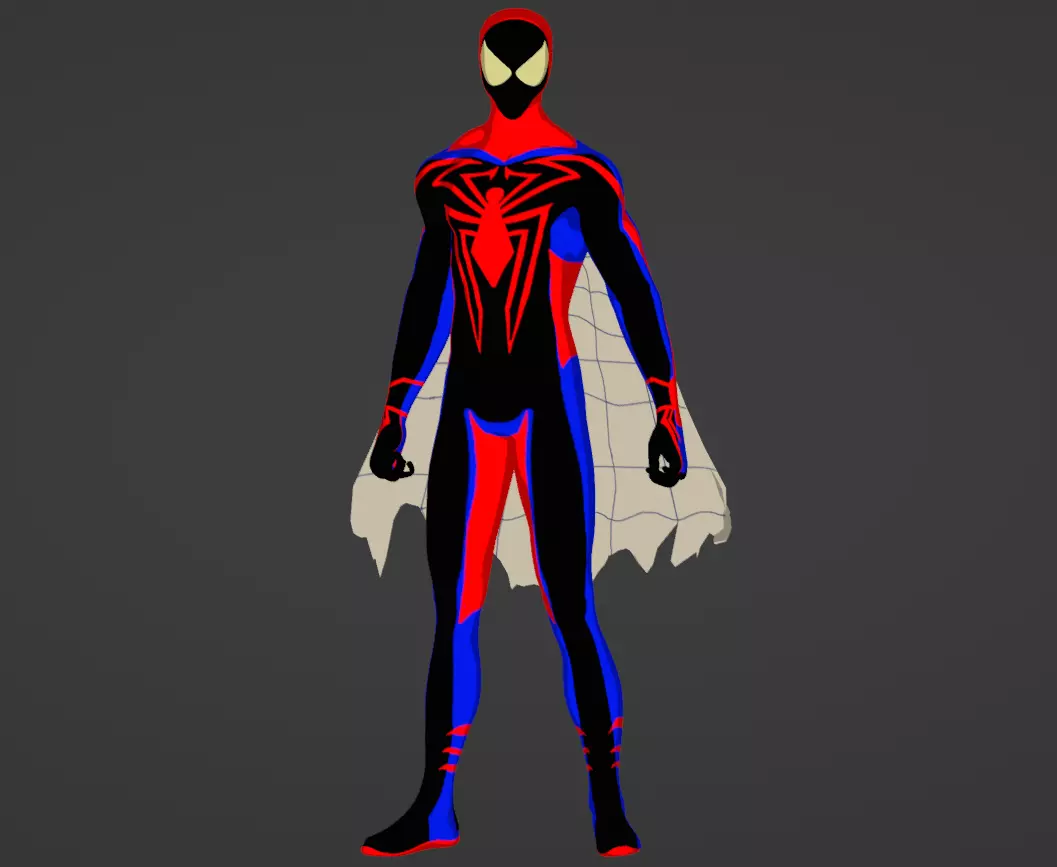 Spider-Man Unlimited Low-poly 3D model_0