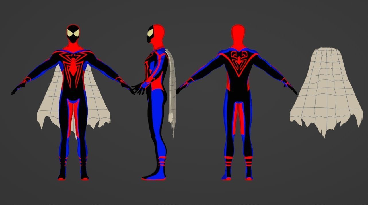 Spider-Man Unlimited Low-poly 3D model_1