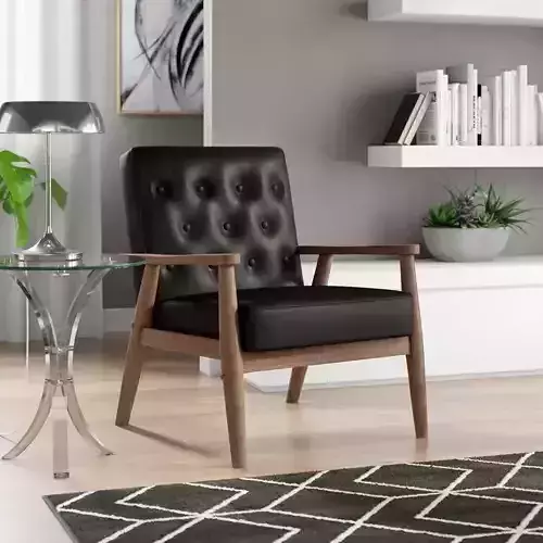 Harleysville Vegan Leather Armchair