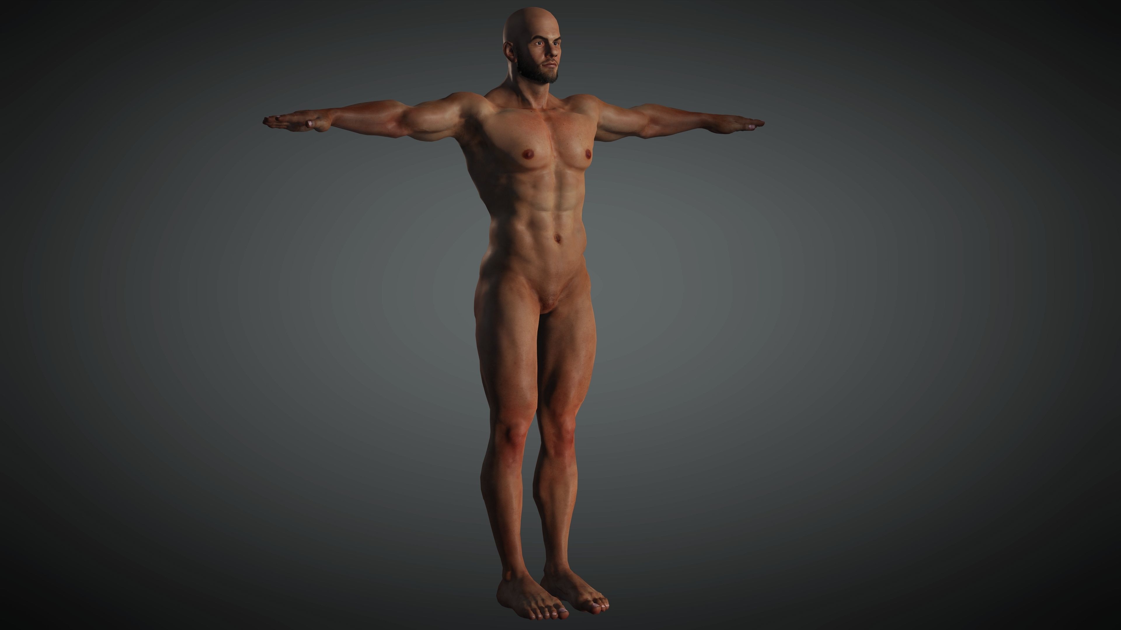 Realistic Business Man Low-poly 3D model_14