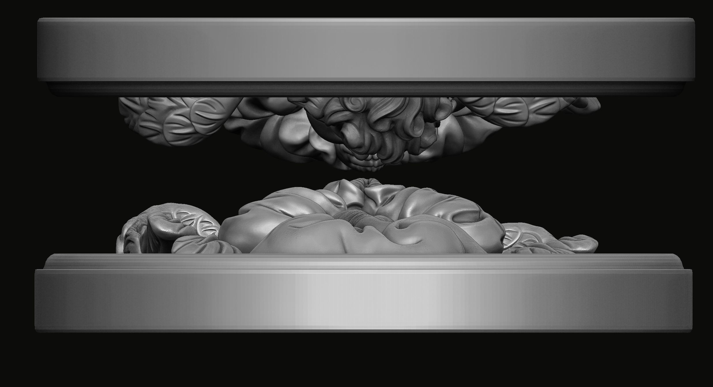 Angel Pendant 3D print model_8