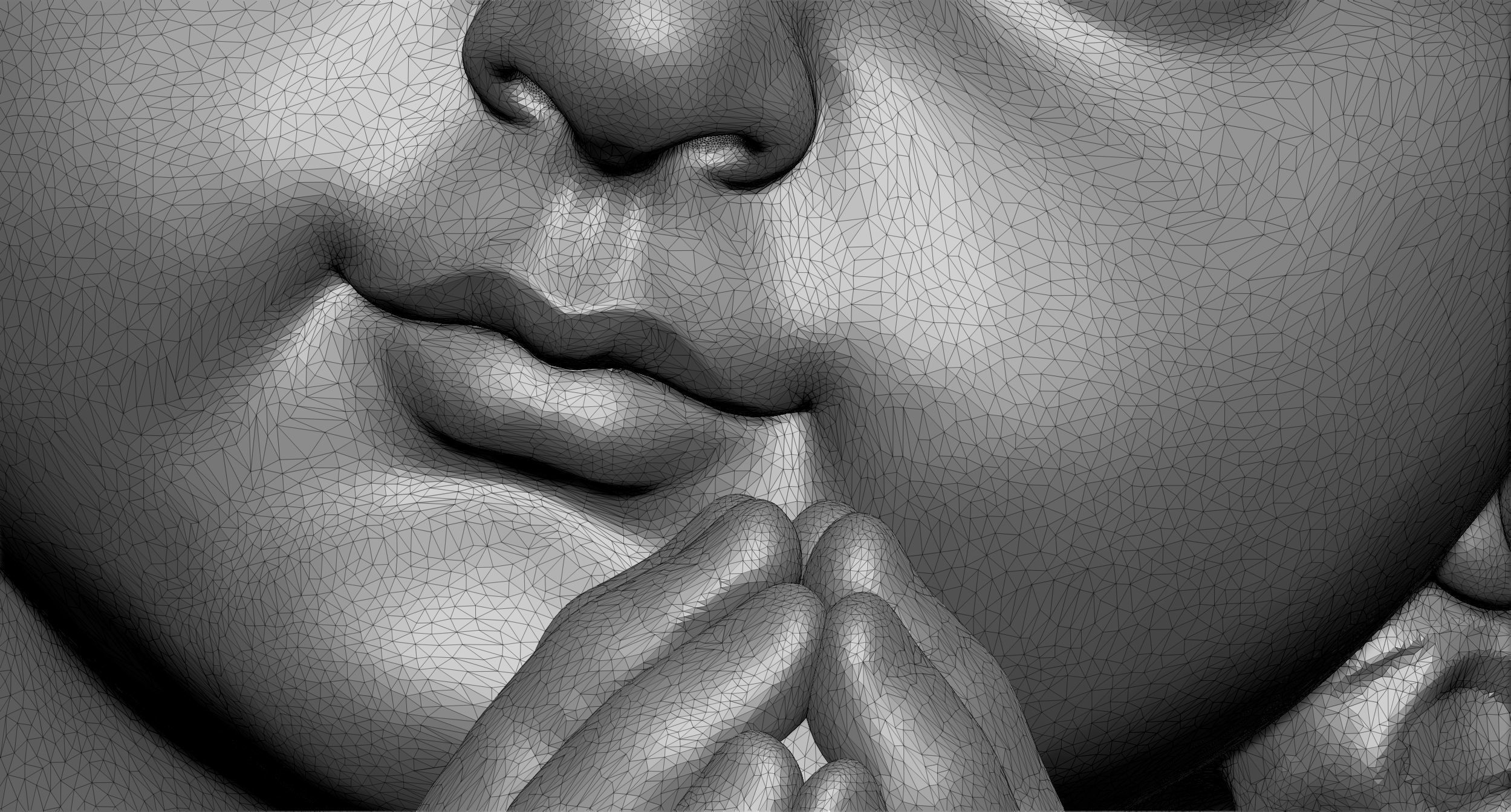 Angel Pendant 3D print model_11