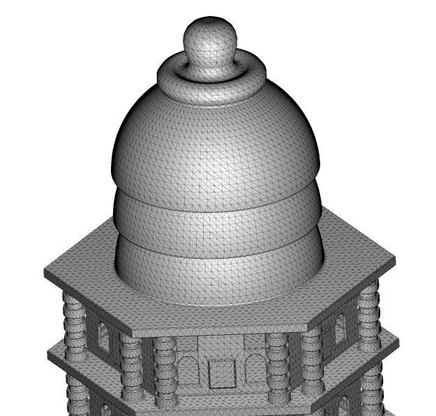 Marble Castle 3D model_4
