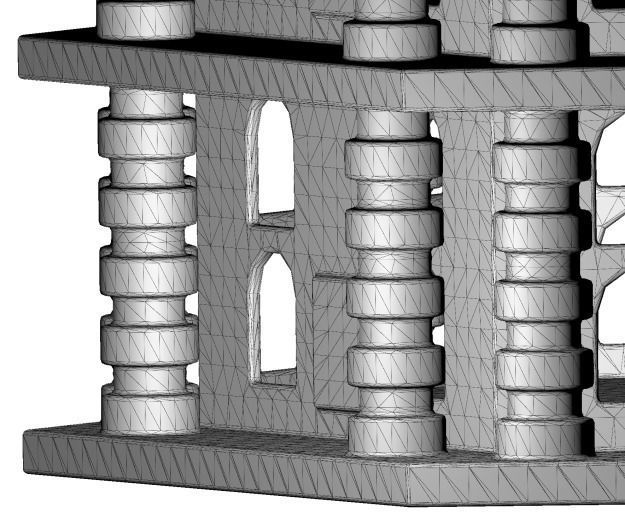 Marble Castle 3D model_6