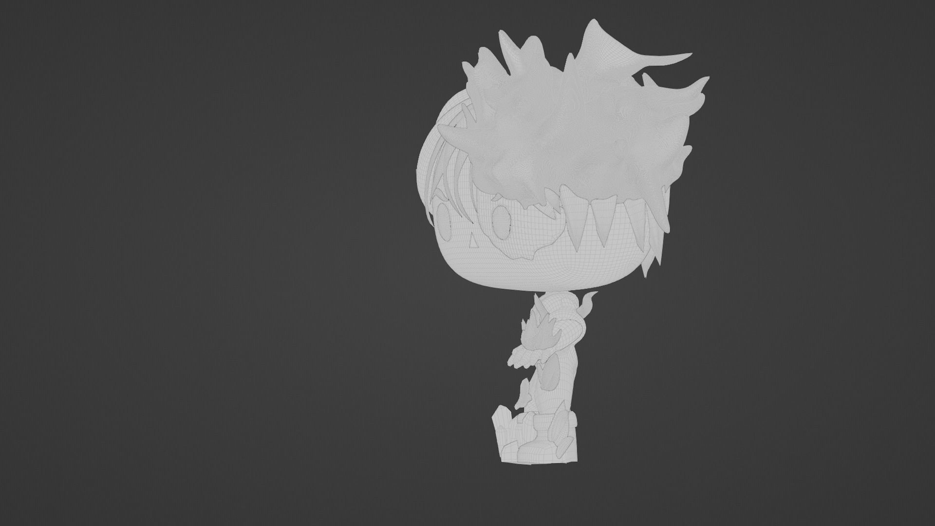 Shoto Todoroki funko pop 3D model_13