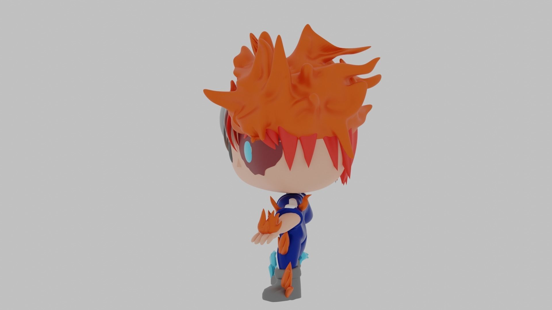Shoto Todoroki funko pop 3D model_3