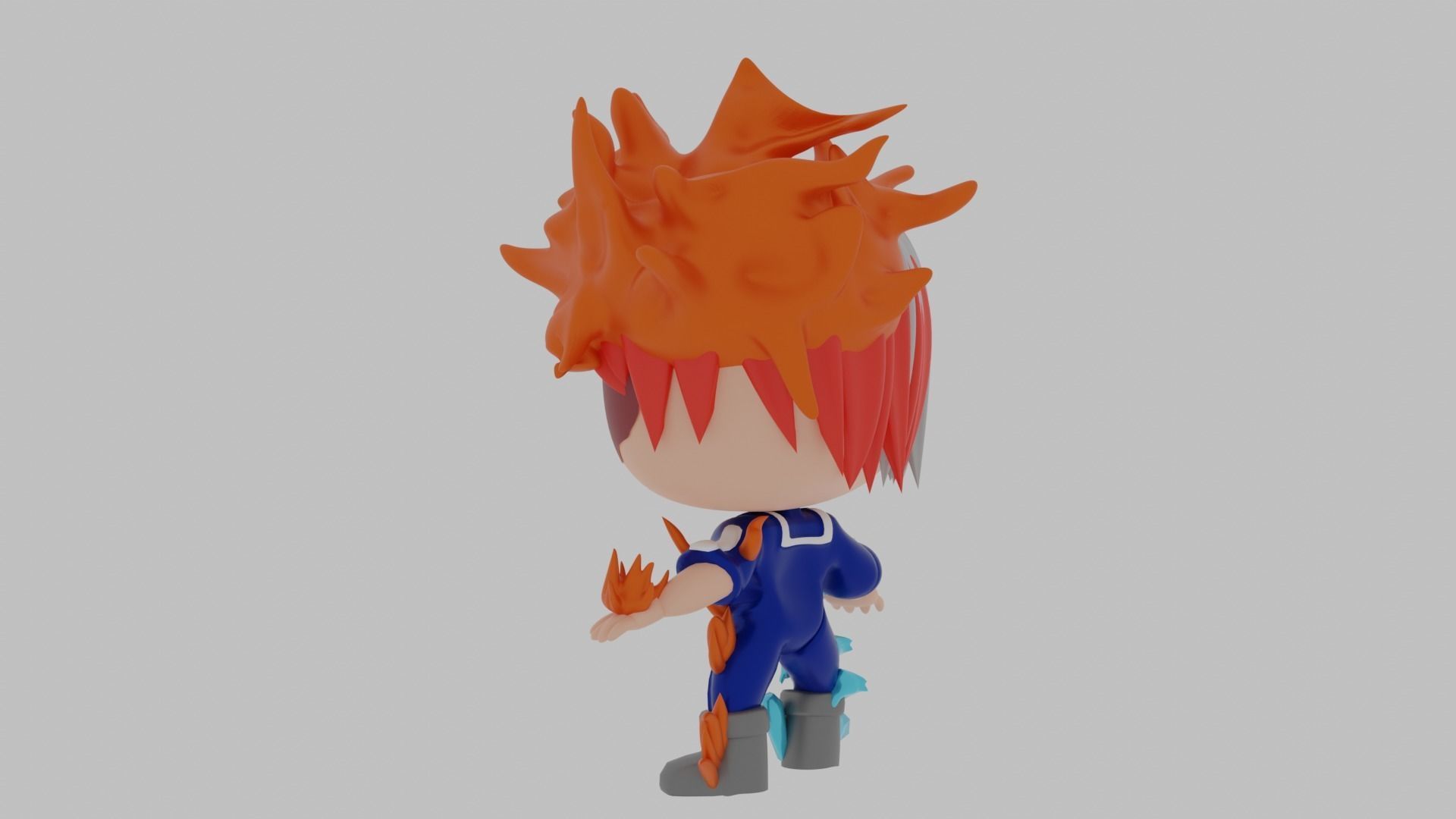 Shoto Todoroki funko pop 3D model_4