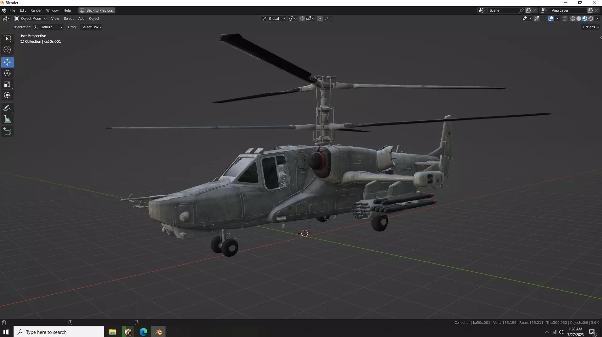 KA 52 Helicopter 3D model