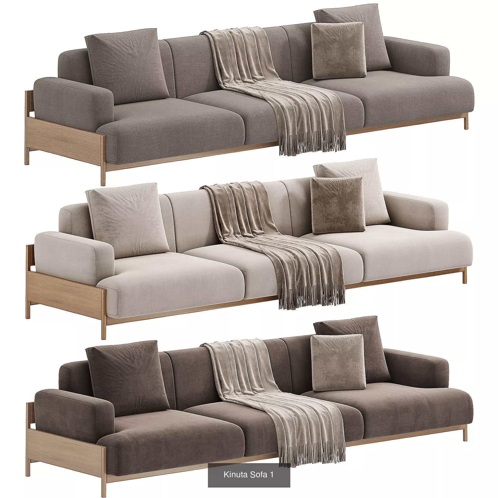 Kinuta Sofa 3D Model Collection_0