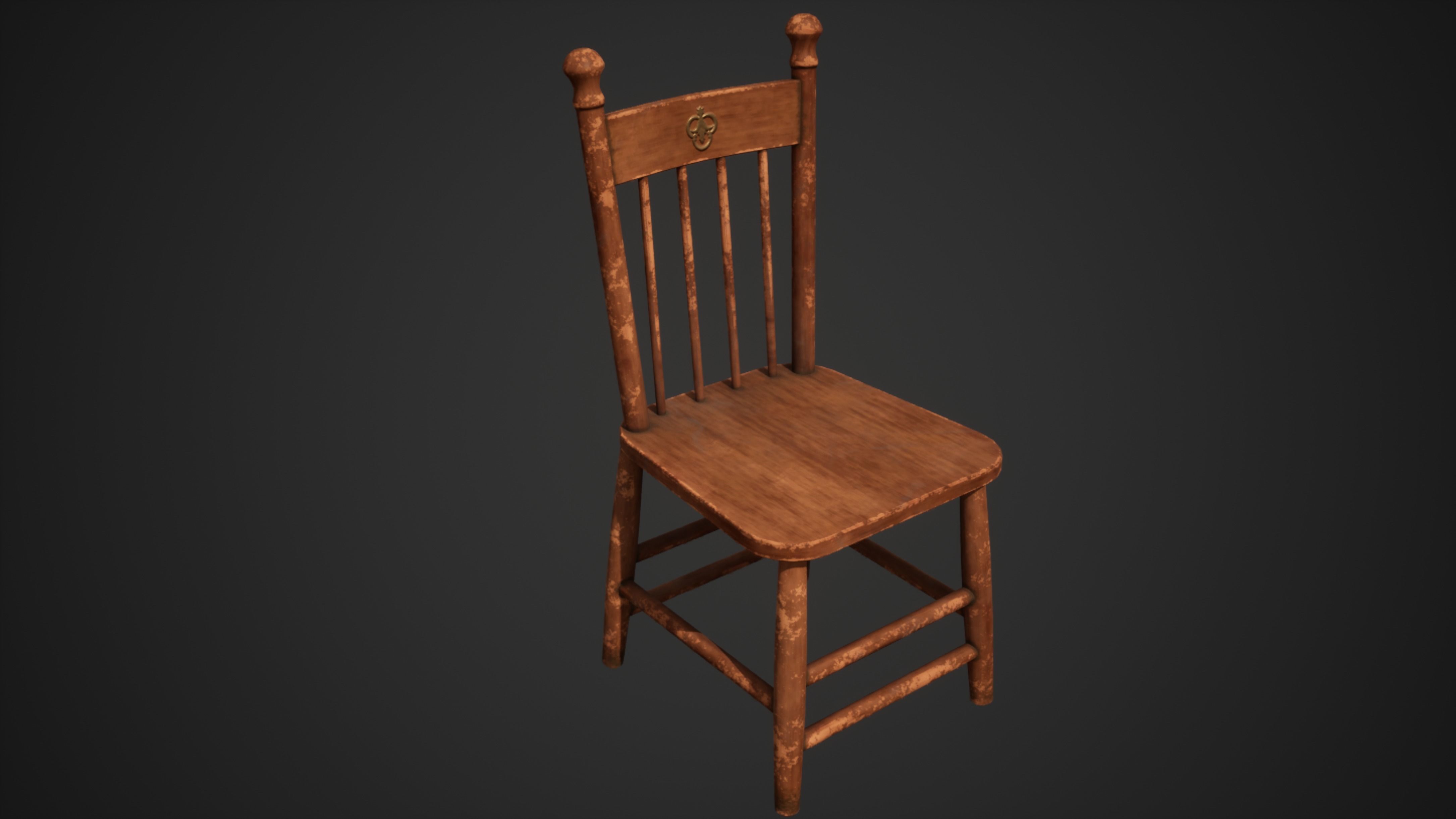 Stylized Table Low-poly 3D model_3