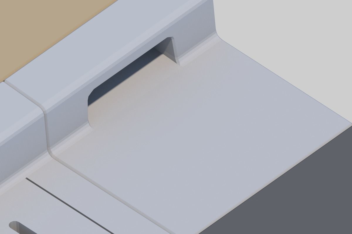 L-shaped gutter Street culvert Type 1 3D model_7