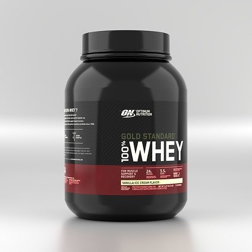 Whey Protein Jar - Sports Food Supplement 3D model 6