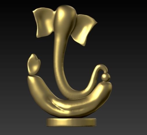 Lord Ganesha 3D model 3D print model_1