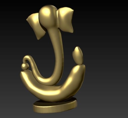 Lord Ganesha 3D model 3D print model_2