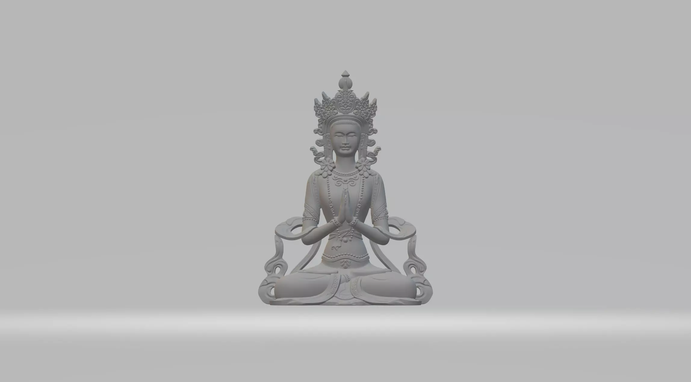 Buddha Statue 3D print model_0