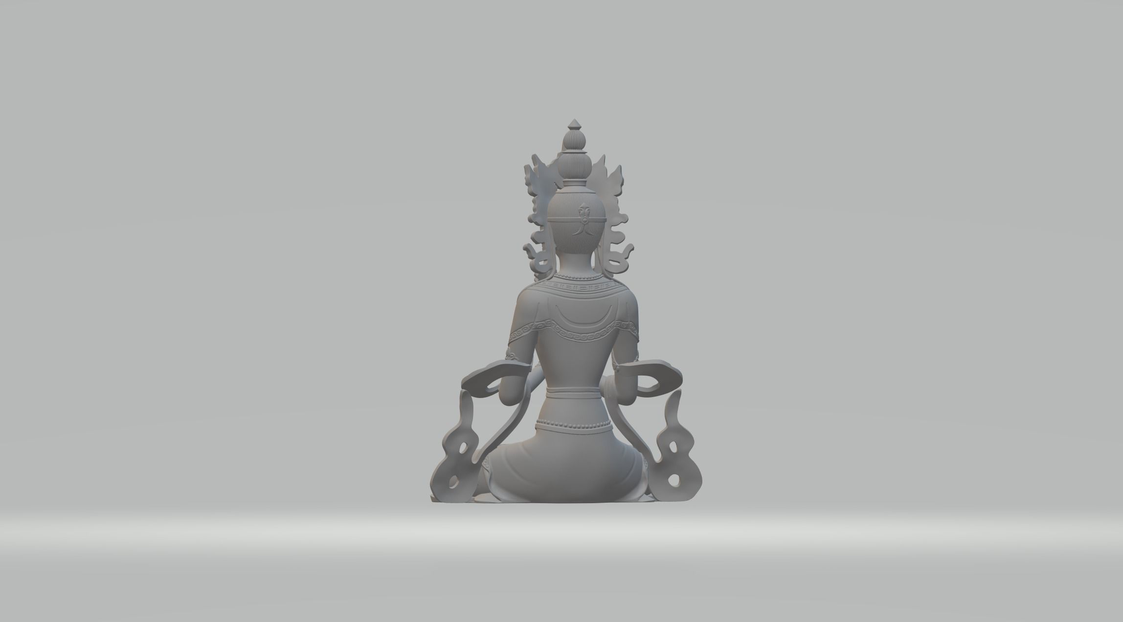 Buddha Statue 3D print model_2