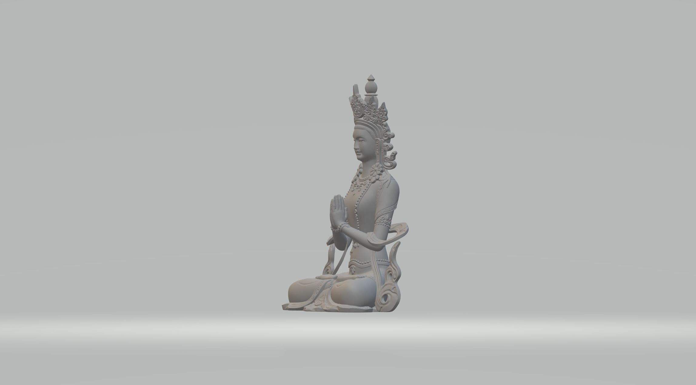 Buddha Statue 3D print model_1