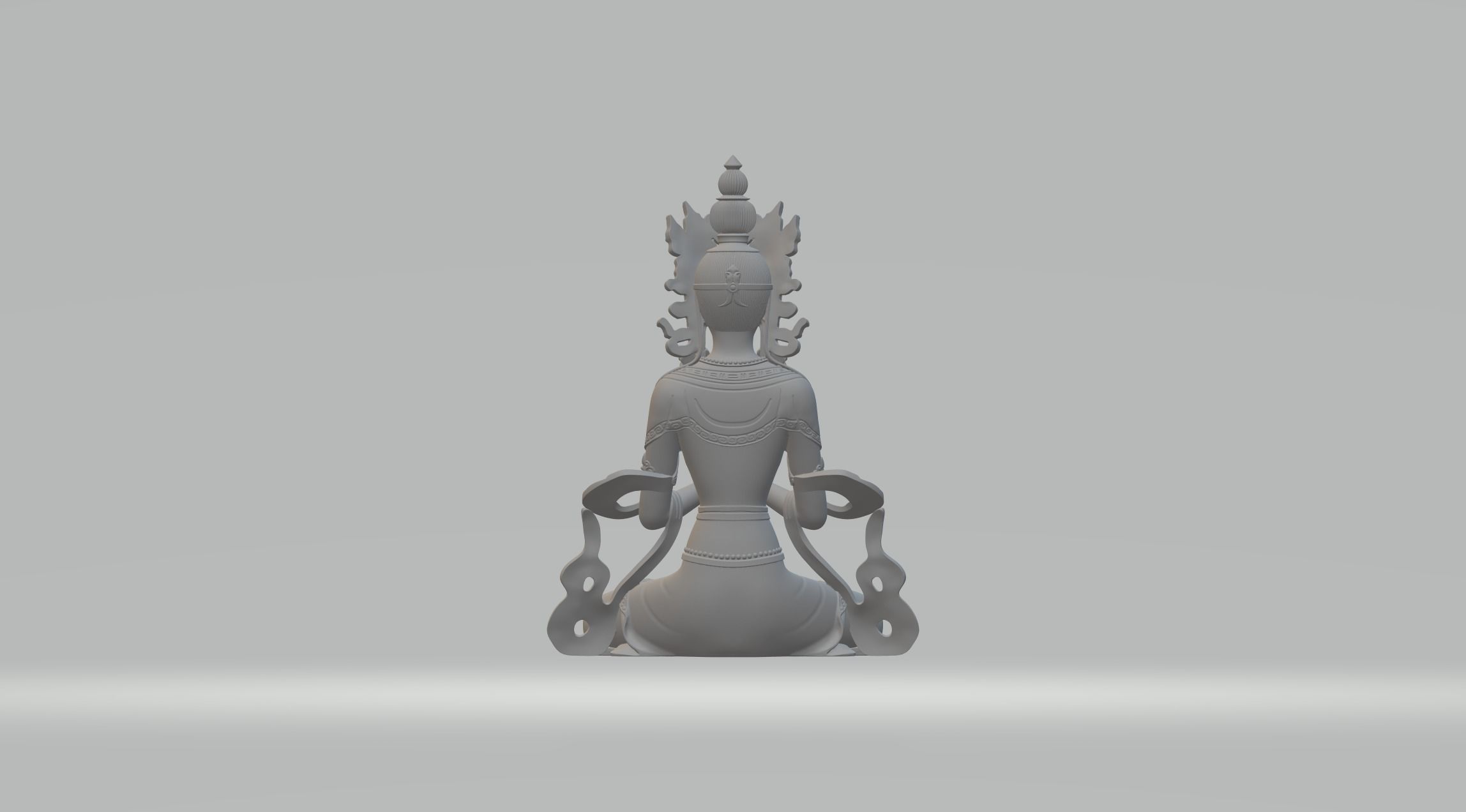 Buddha Statue 3D print model_3