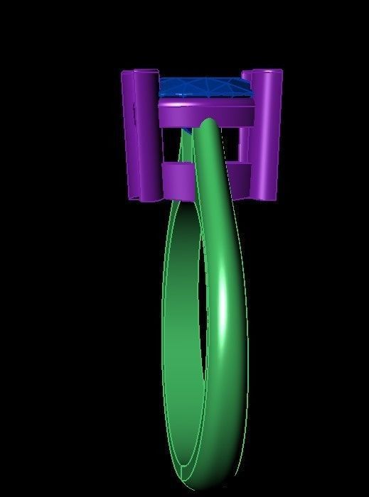 TEK TAS YUZUK 3D model_3