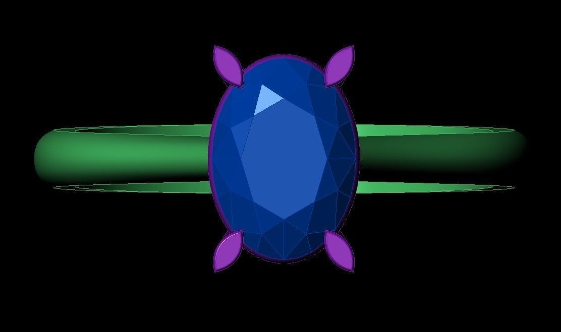 TEK TAS YUZUK 3D model_2