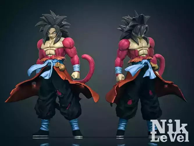 Son Goku Xeno Dragon Ball 3D Printable  3D print model