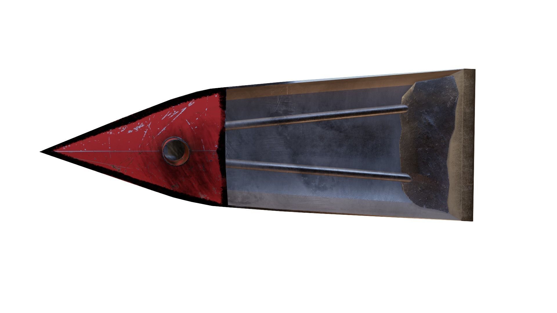 Pop Pop Boat Low-poly 3D model_6