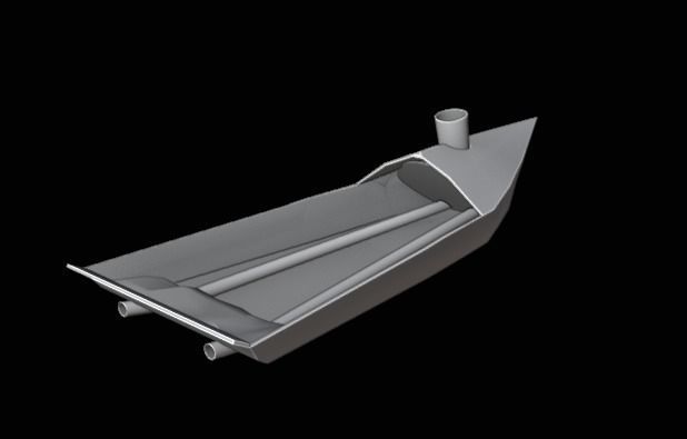 Pop Pop Boat Low-poly 3D model_9