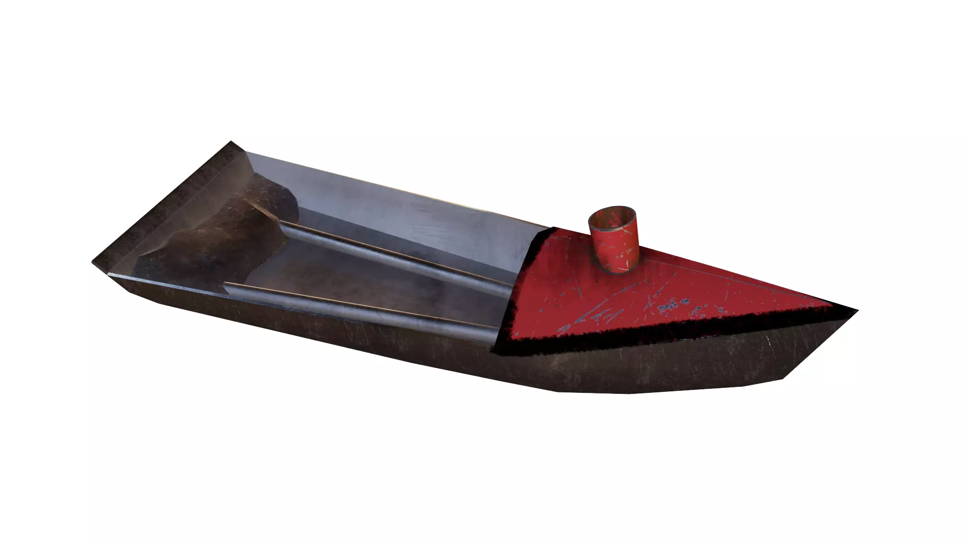 Pop Pop Boat Low-poly 3D model_0