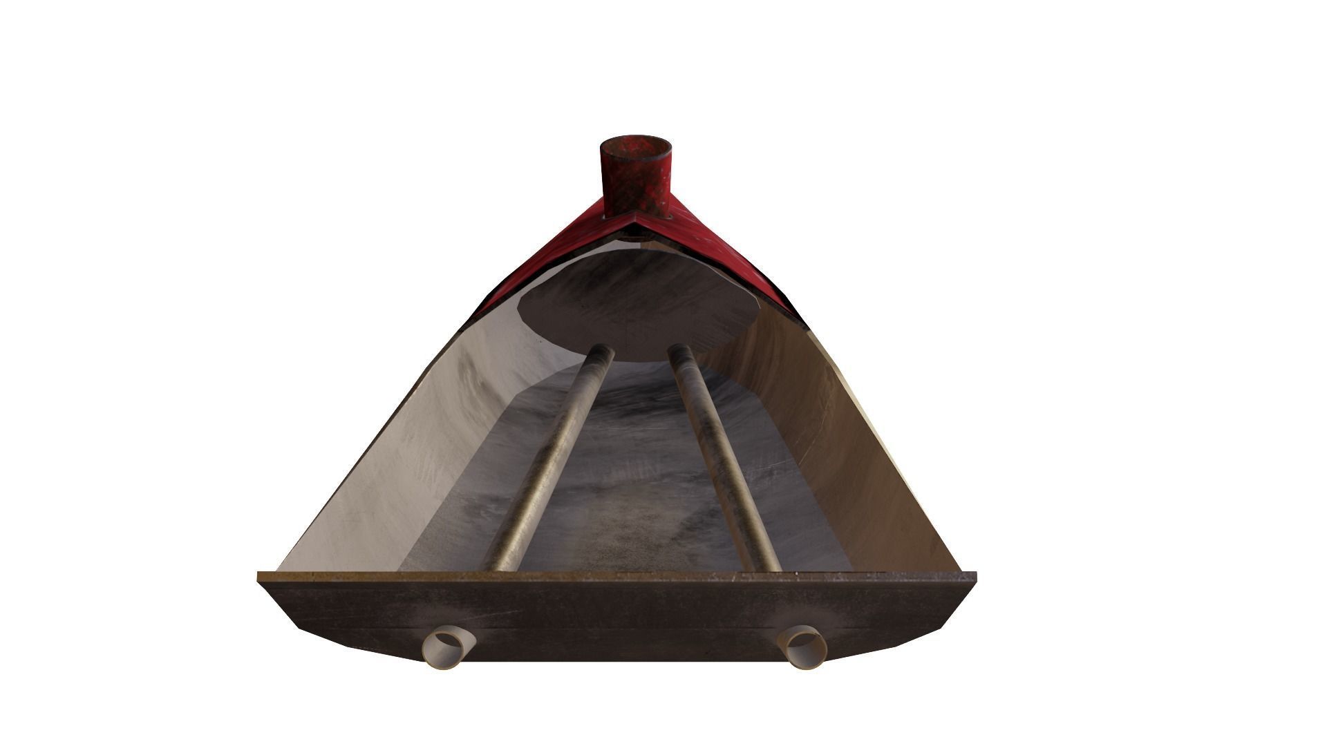 Pop Pop Boat Low-poly 3D model_3