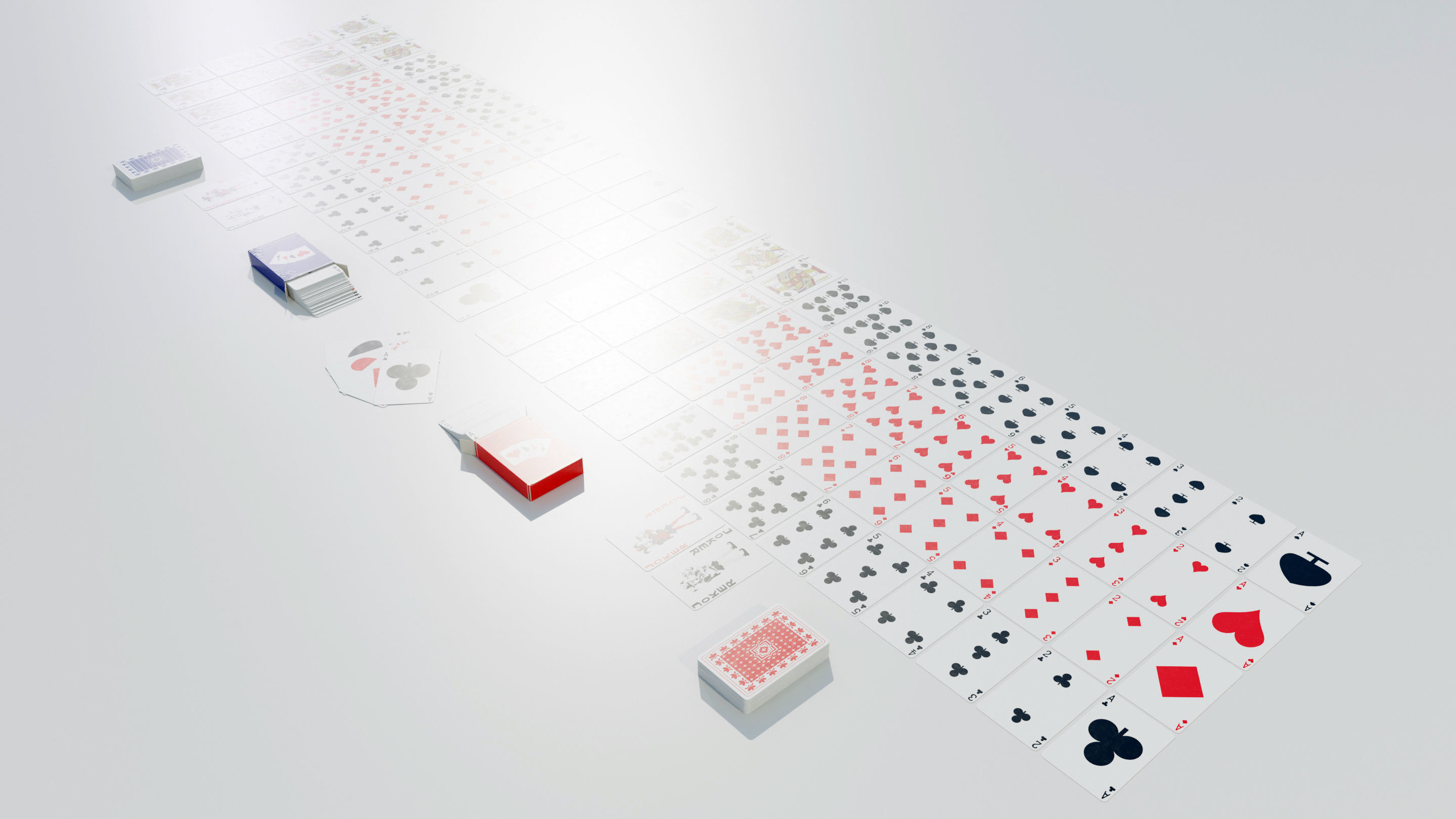 Standard 52-card deck of French-suited playing cards 3D model_5