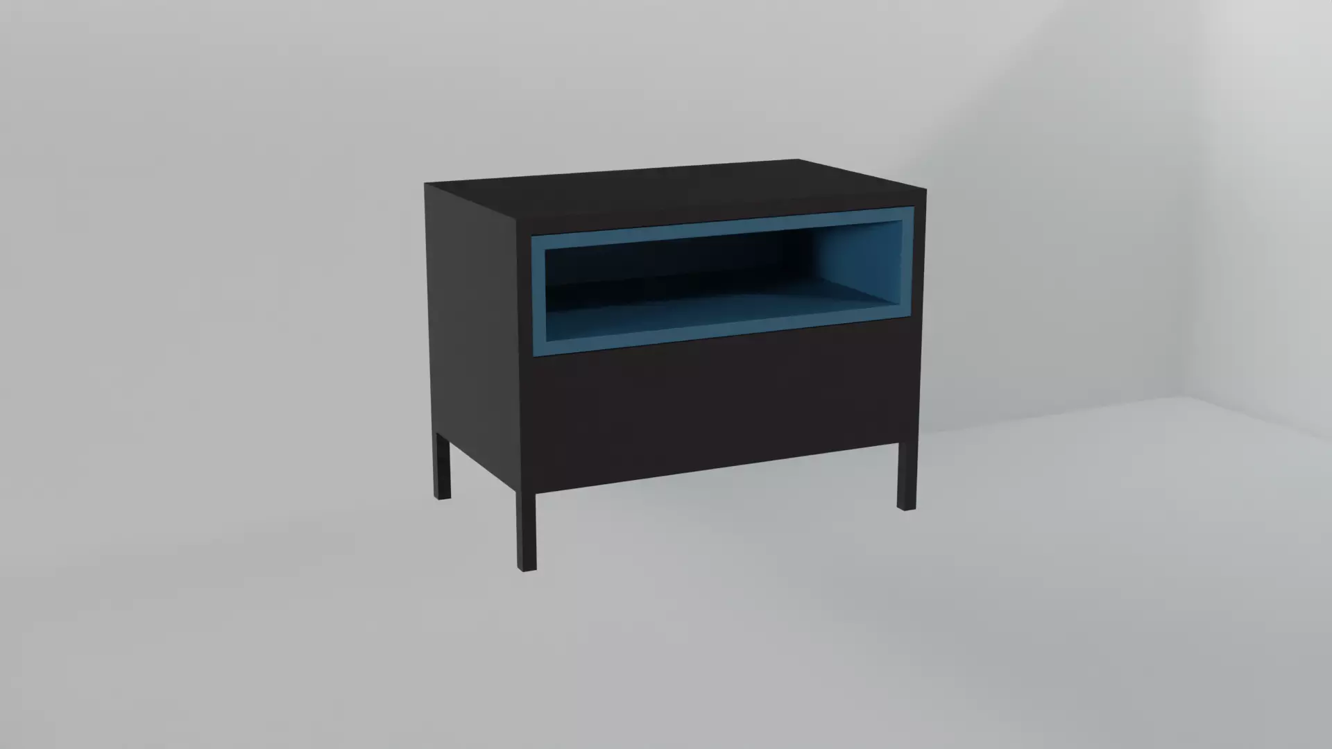 Wooden Table 3D model_0