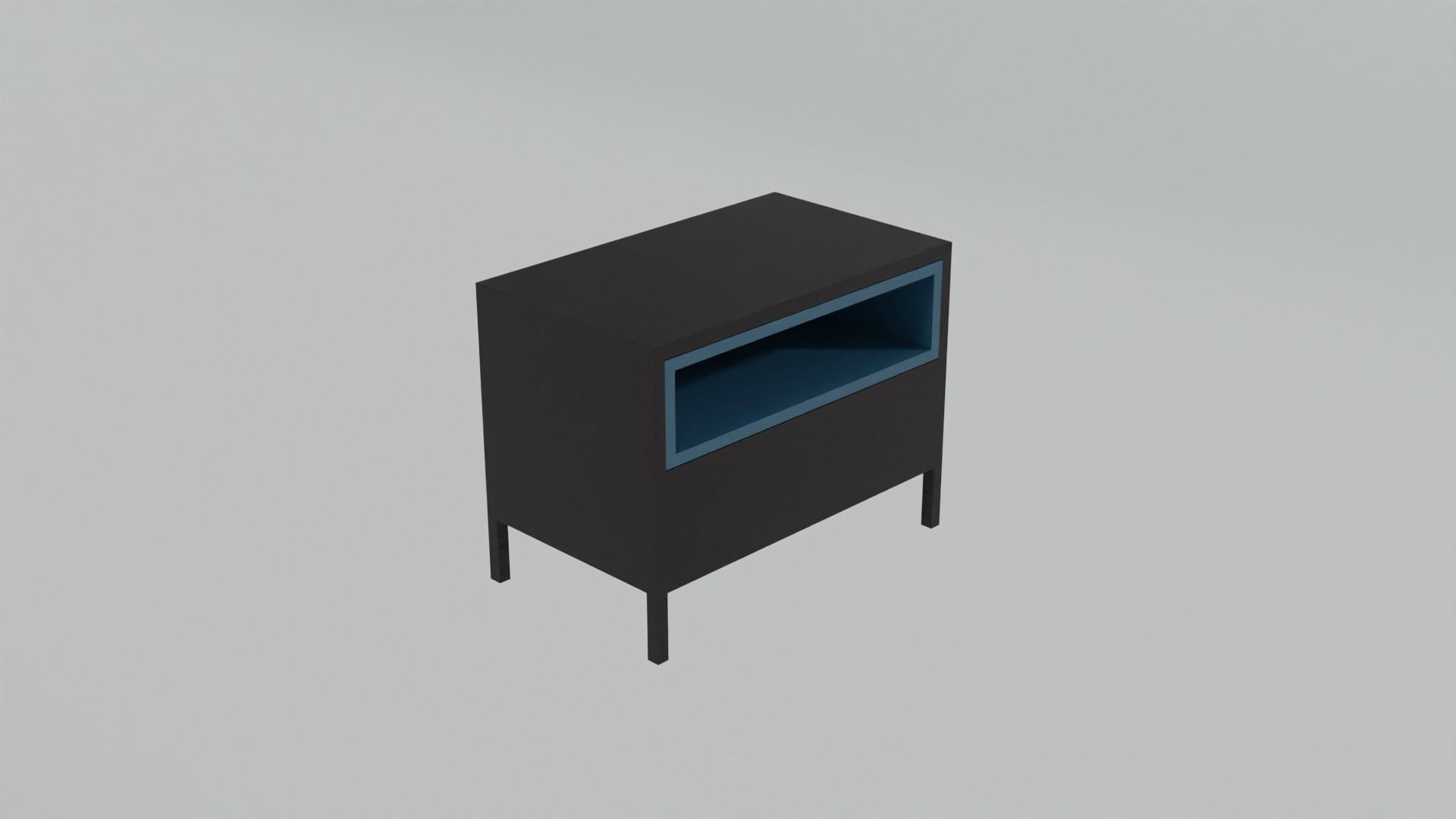 Wooden Table 3D model_7