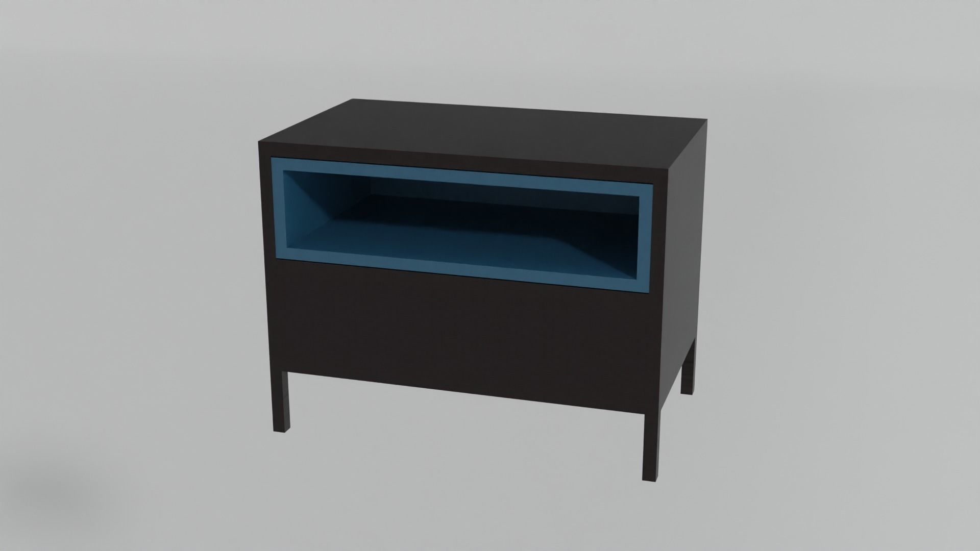 Wooden Table 3D model_8