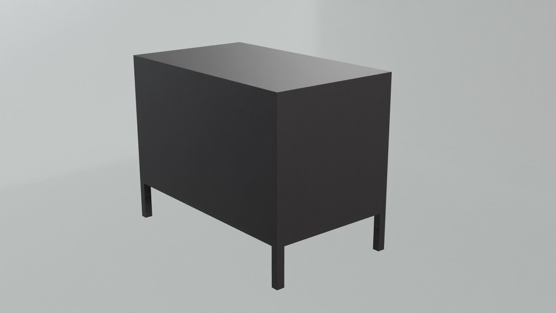Wooden Table 3D model_6