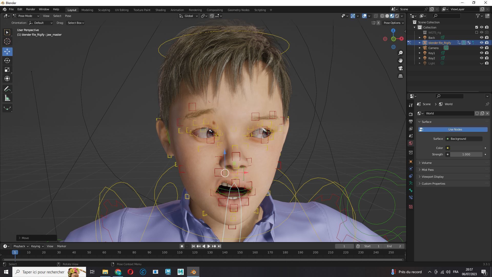 Joe-Realistic Asian Boy Low-poly 3D model_13