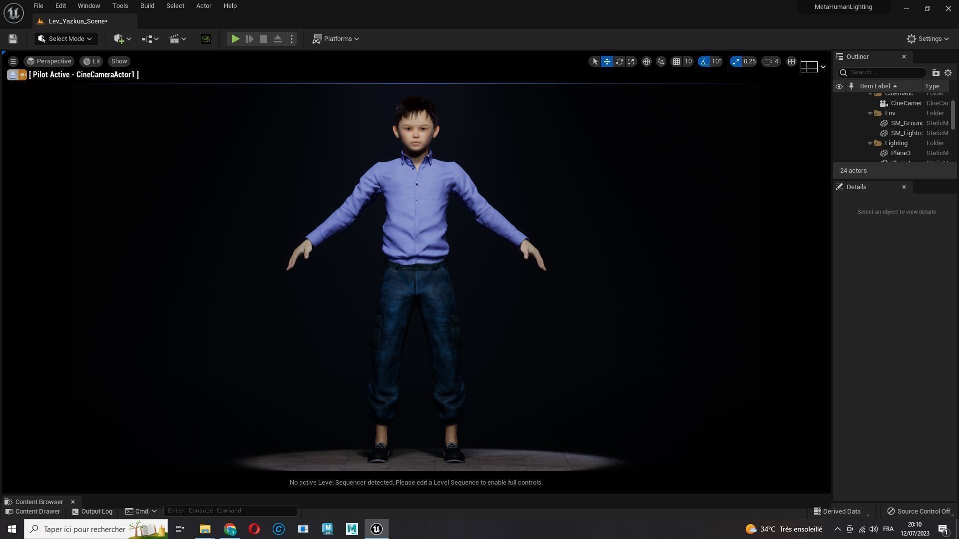 Joe-Realistic Asian Boy Low-poly 3D model_20